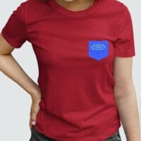 Tee Shirt Femme - Je n’ai pas my tongue in my pocket !