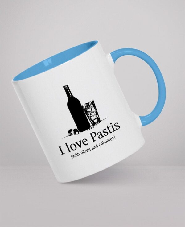 Mug - I love Pastis (with olives and cahuètes)