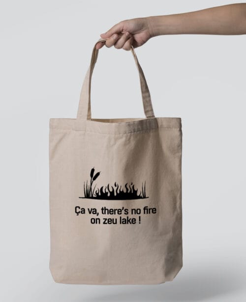 Canvas tote bag mockup template