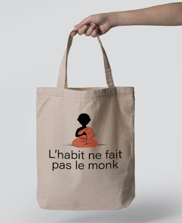 Tote Bag - L’habit ne fait pas le monk