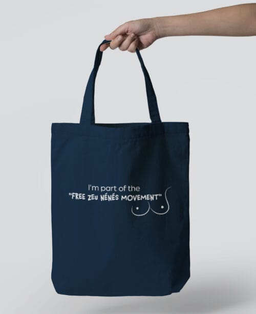Canvas tote bag mockup template