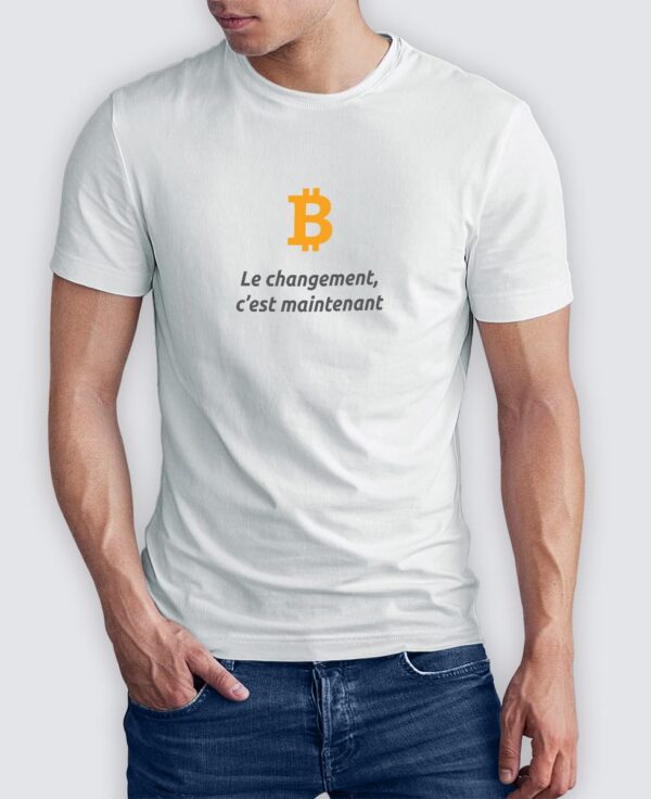 Tee Shirt Homme - Le changement, c’est maintenant