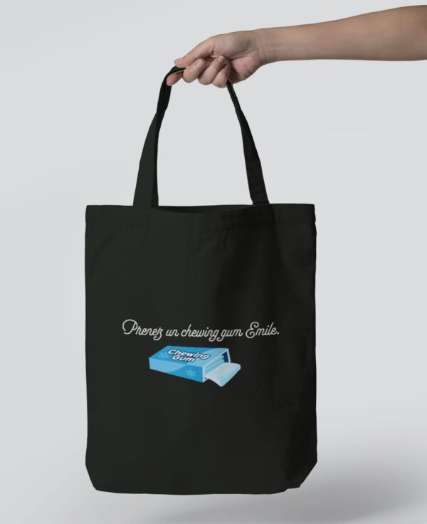 Tote Bag - Prenez un chewing gum Emile