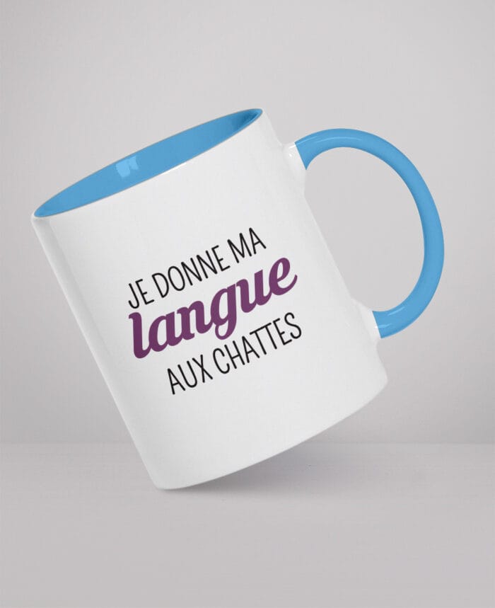 Mug - Je donne ma langue aux chattes