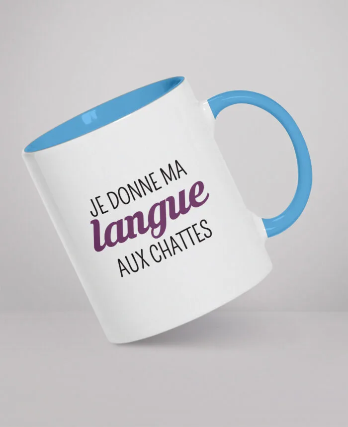 Mug - Je donne ma langue aux chattes